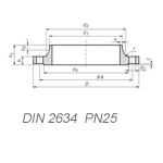 DIN 2634  PN25