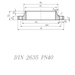 DIN 2635 PN40